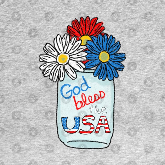 God Bless the USA (Large Print) by Aeriskate